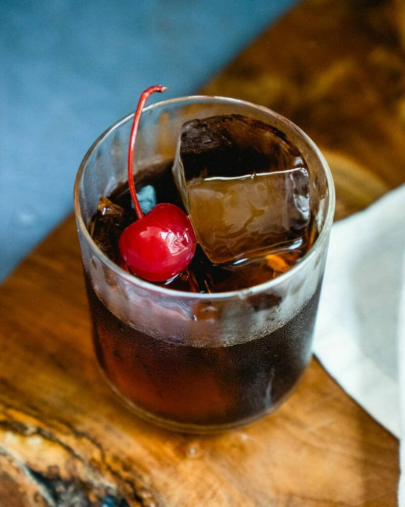 Black Russian cocktail