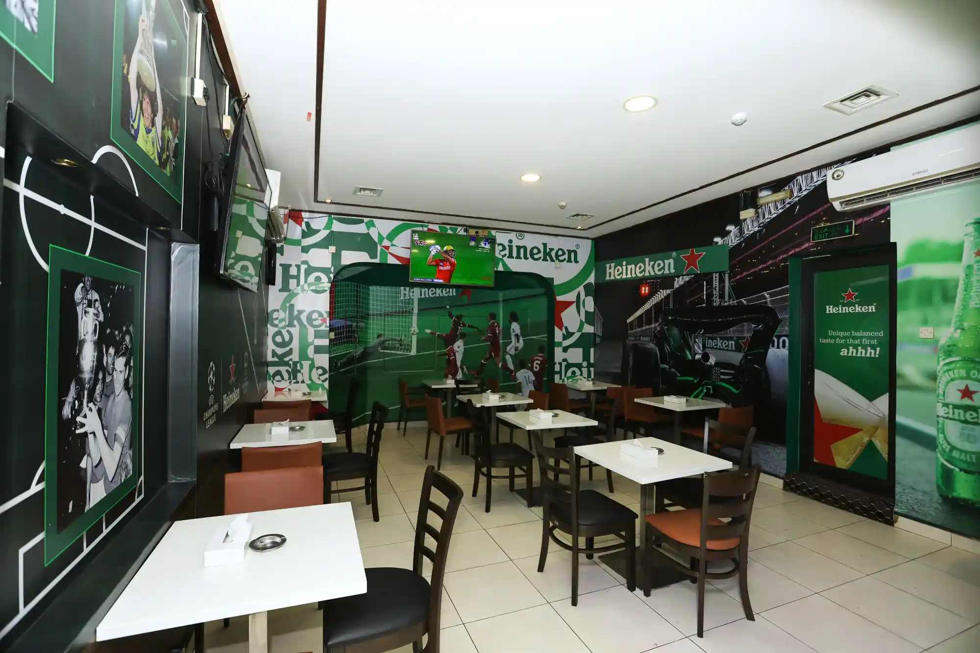Sports bar, first floor